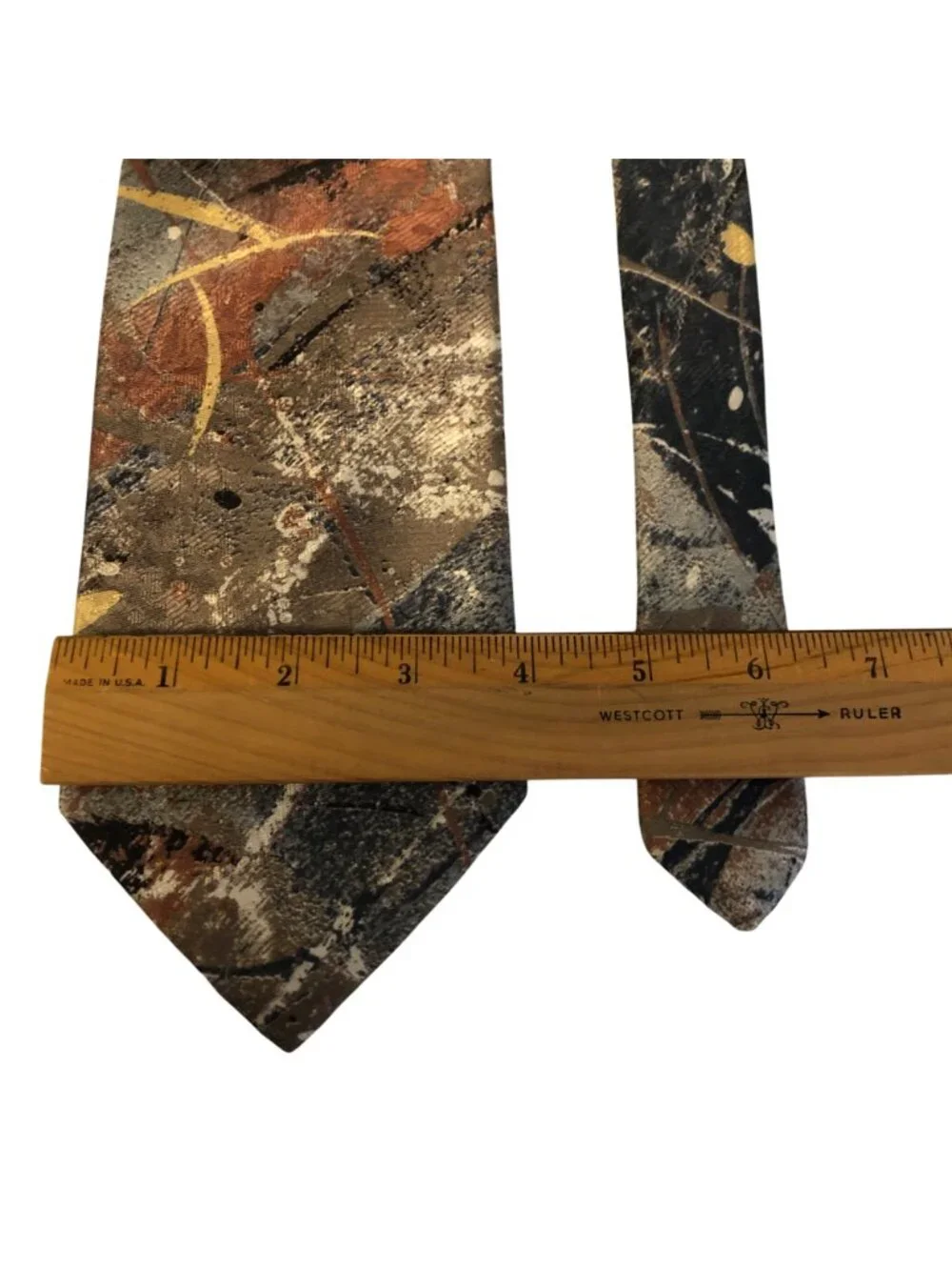 Montagu Tie Retro Abstract Multicolor Mens Necktie Accessory Office Formal Gift